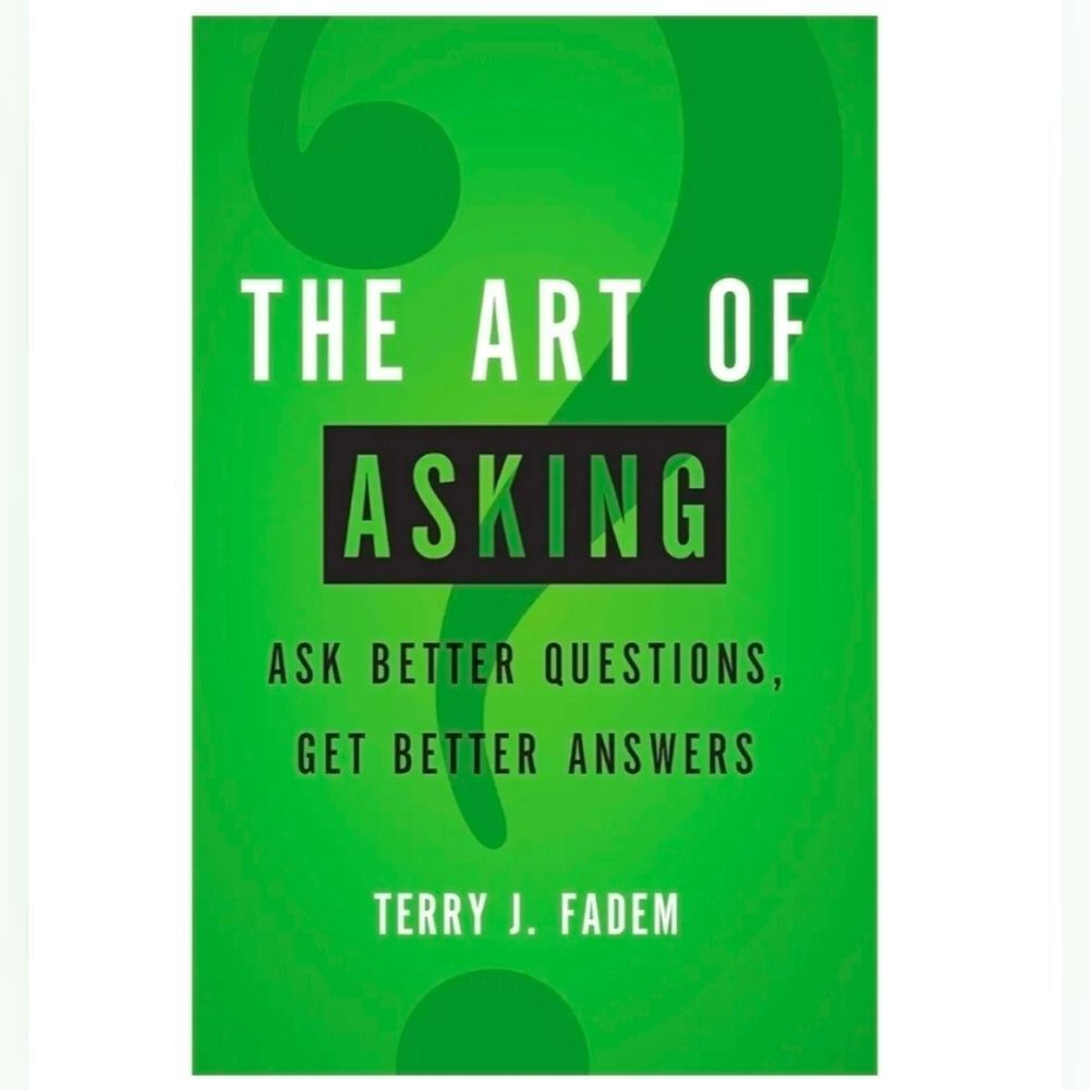 ☔️🔥NWT The Art of Asking, Ask Better Questions Paperback Book